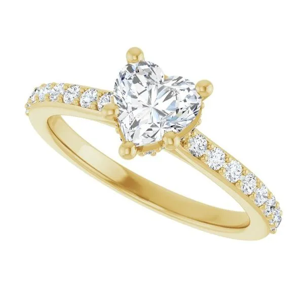 Hidden Halo-Style Engagement Ring Image 5 The Ring Austin Round Rock, TX