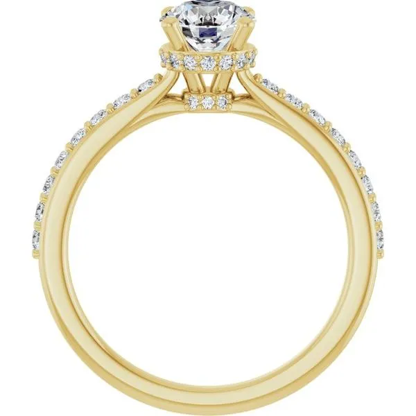 Hidden Halo-Style Engagement Ring Image 2 The Ring Austin Round Rock, TX