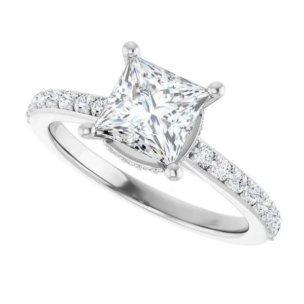Hidden Halo-Style Engagement Ring Image 5 Mark Jewellers La Crosse, WI