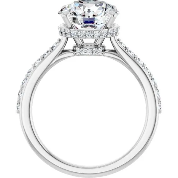 Hidden Halo-Style Engagement Ring Image 2 J. Thomas Jewelers Rochester Hills, MI