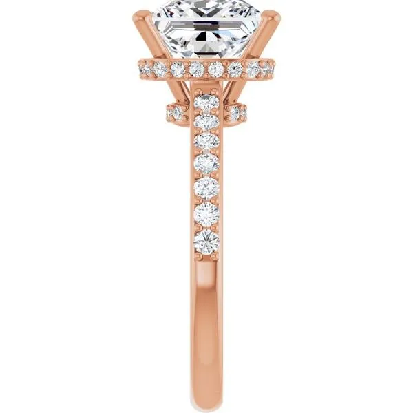 Hidden Halo-Style Engagement Ring Image 4 Natale Jewelers Sewell, NJ