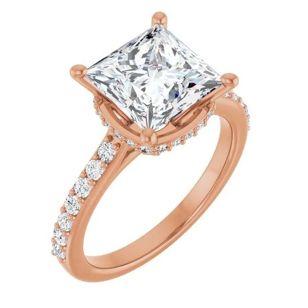 Hidden Halo-Style Engagement Ring Virtus Collective Newport Beach , CA