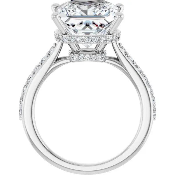 Hidden Halo-Style Engagement Ring Image 2 Arezzo Jewelers Elmwood Park, IL