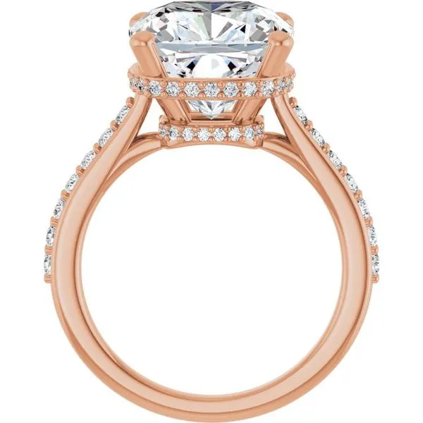 Hidden Halo-Style Engagement Ring Image 2 The Ring Austin Round Rock, TX