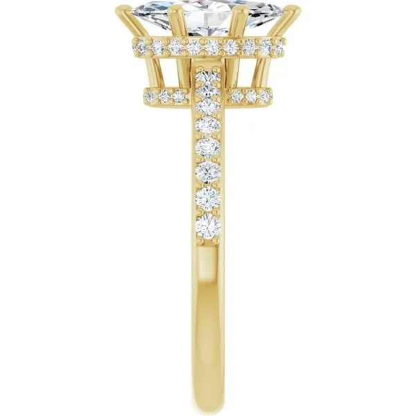 Hidden Halo-Style Engagement Ring Image 4 Shipley's Fine Jewelry Hampstead, MD