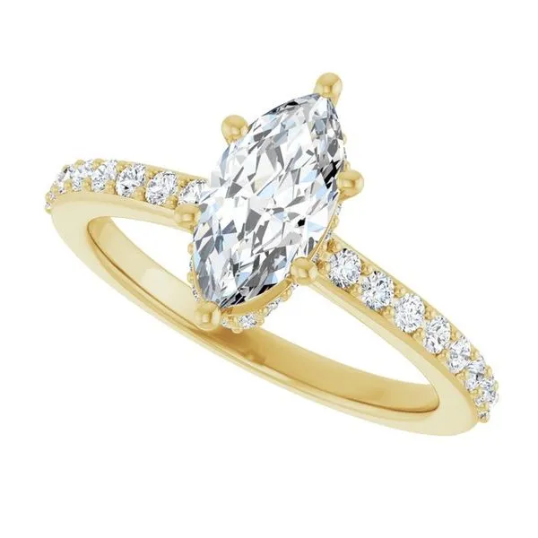 Hidden Halo-Style Engagement Ring Image 5 Mark Jewellers La Crosse, WI