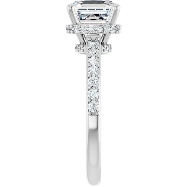 Hidden Halo-Style Engagement Ring Image 4 J. Thomas Jewelers Rochester Hills, MI