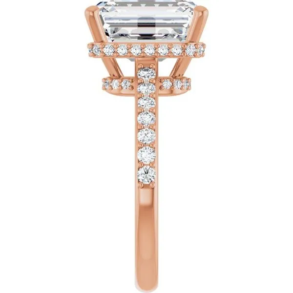 Hidden Halo-Style Engagement Ring Image 4 Jimmy Smith Jewelers Decatur, AL