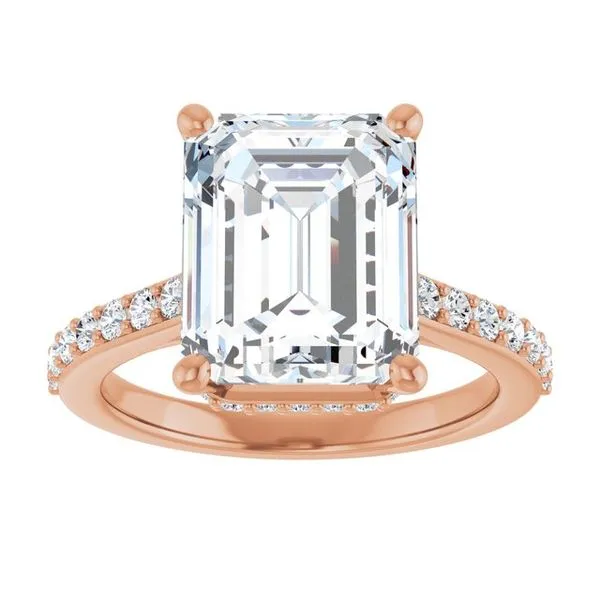 Hidden Halo-Style Engagement Ring Image 3 Jimmy Smith Jewelers Decatur, AL