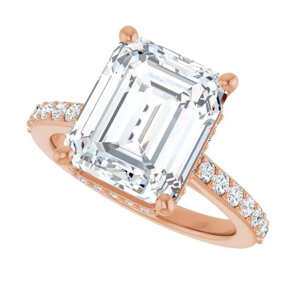 Hidden Halo-Style Engagement Ring Image 5 Austin's Fine Diamonds & Jewelry Lyndhurst, NJ