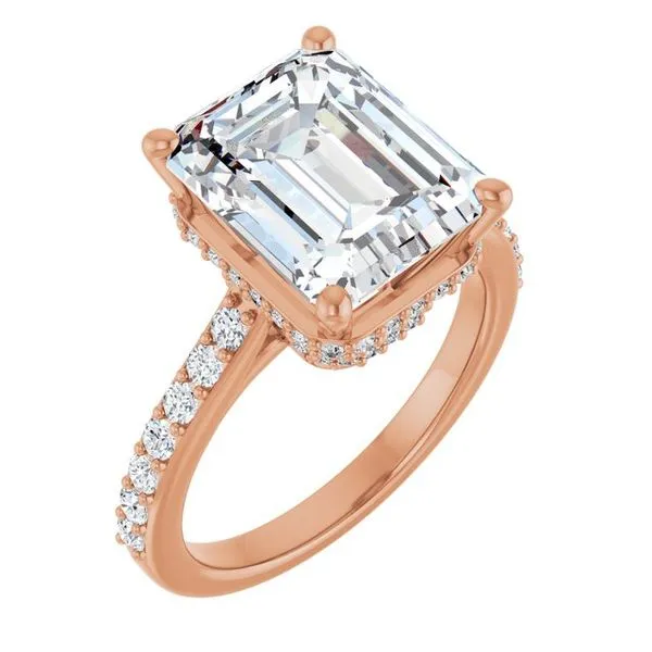 Hidden Halo-Style Engagement Ring Virtus Collective Newport Beach , CA