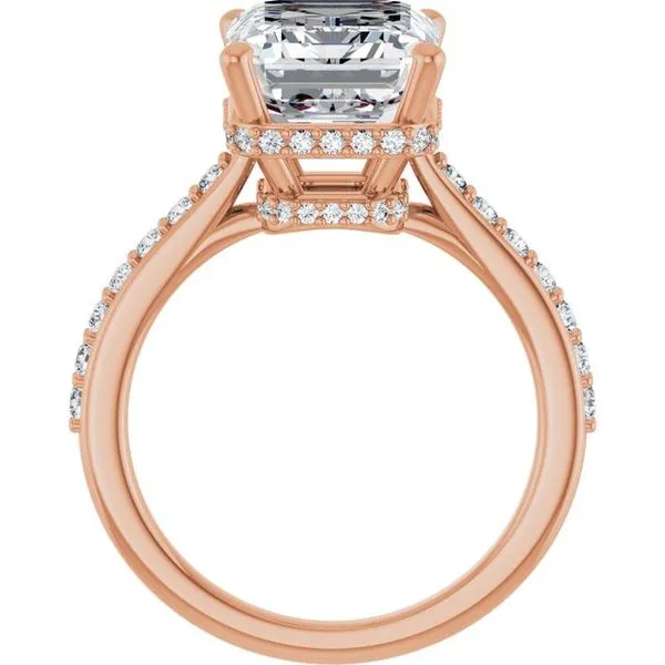 Hidden Halo-Style Engagement Ring Image 2 Clater Jewelers Louisville, KY