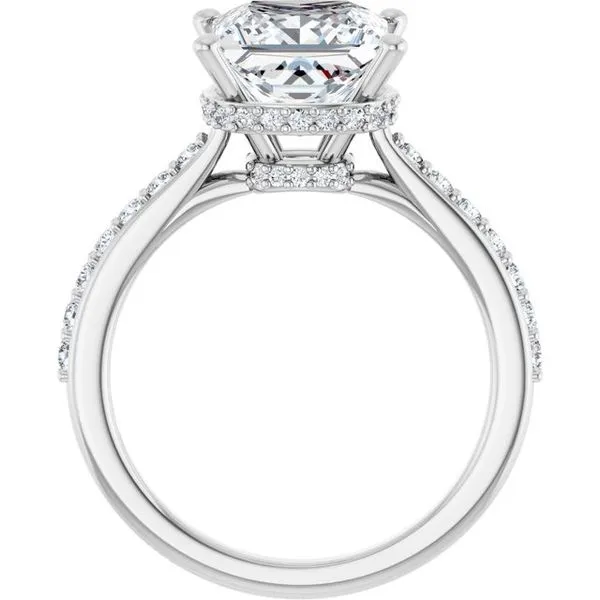 Hidden Halo-Style Engagement Ring Image 2 Austin's Fine Diamonds & Jewelry Lyndhurst, NJ