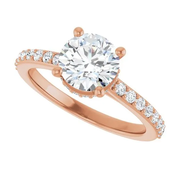 Hidden Halo-Style Engagement Ring Image 5 Arezzo Jewelers Elmwood Park, IL