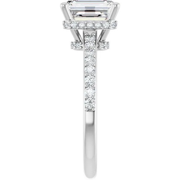 Hidden Halo-Style Engagement Ring Image 4 Paul James Jewelers Angels Camp, CA