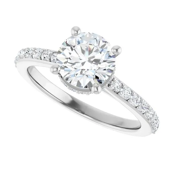 Hidden Halo-Style Engagement Ring Image 5 Shipley's Fine Jewelry Hampstead, MD
