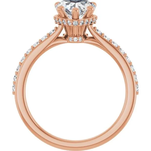 Hidden Halo-Style Engagement Ring Image 2 The Ring Austin Round Rock, TX