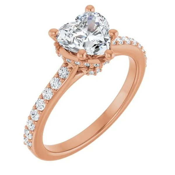Hidden Halo-Style Engagement Ring Paul James Jewelers Angels Camp, CA