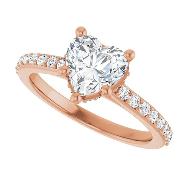 Hidden Halo-Style Engagement Ring Image 5 Jimmy Smith Jewelers Decatur, AL