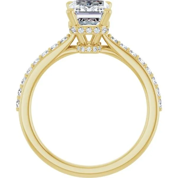 Hidden Halo-Style Engagement Ring Image 2 Stuart Benjamin & Co. Jewelry Designs San Diego, CA
