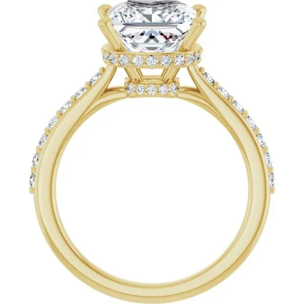 Hidden Halo-Style Engagement Ring Image 2 Clater Jewelers Louisville, KY
