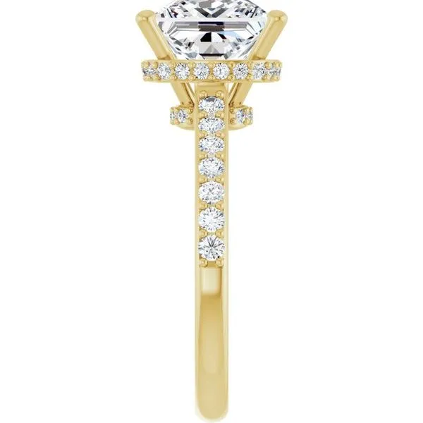 Hidden Halo-Style Engagement Ring Image 4 Shipley's Fine Jewelry Hampstead, MD