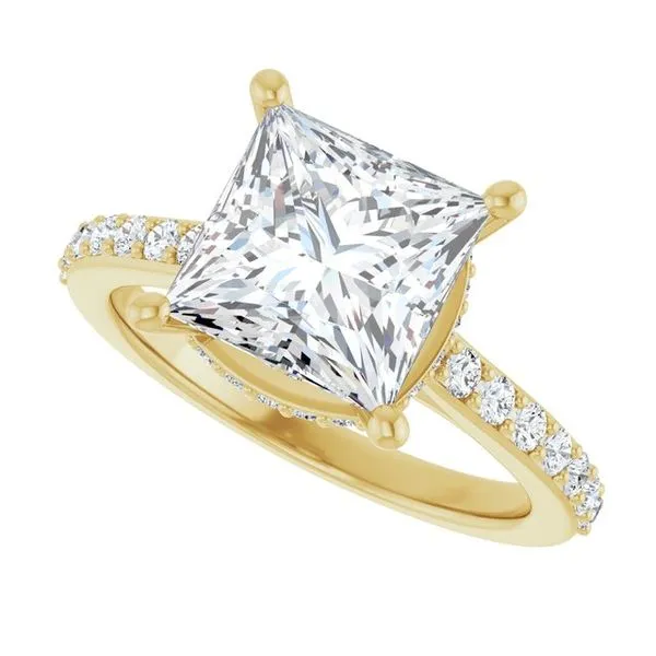 Hidden Halo-Style Engagement Ring Image 5 Natale Jewelers Sewell, NJ