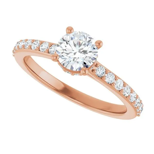 Hidden Halo-Style Engagement Ring Image 5 JF Jones Jewelers Rochester, NY