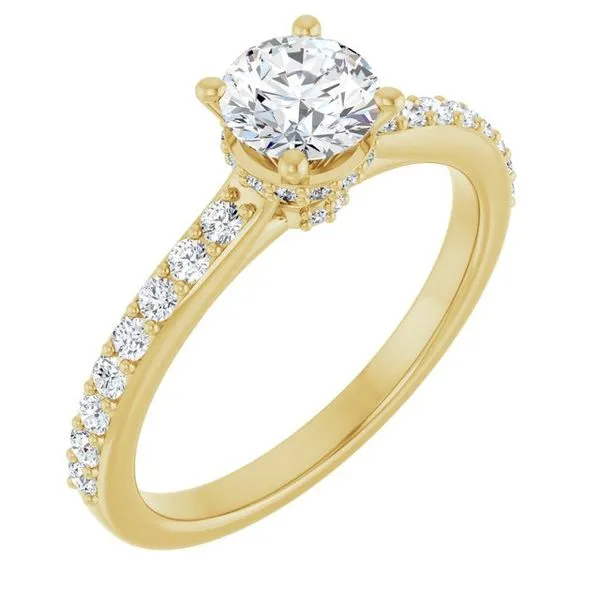 Hidden Halo-Style Engagement Ring Raleigh Diamond Fine Jewelry Raleigh, NC