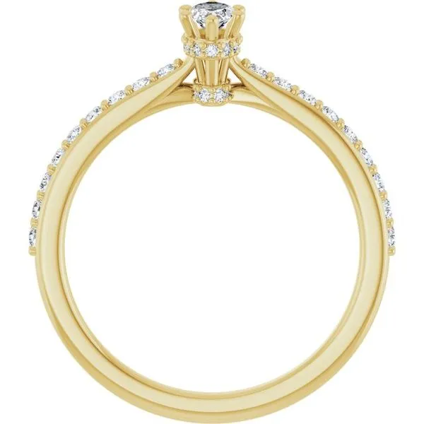 Hidden Halo-Style Engagement Ring Image 2 J. Thomas Jewelers Rochester Hills, MI