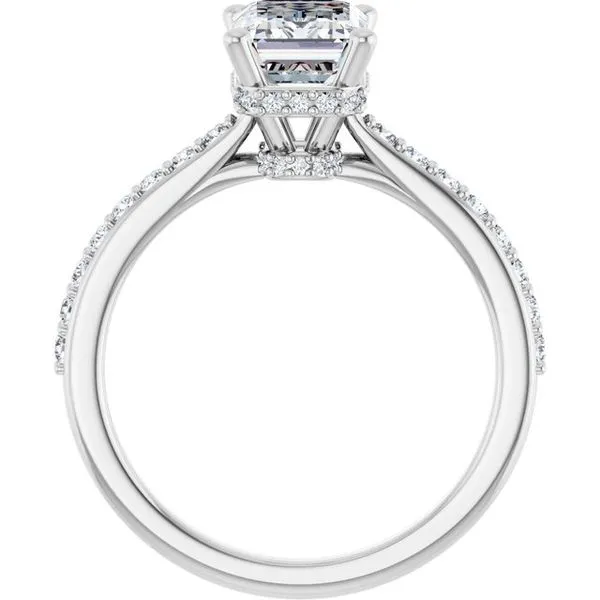 Hidden Halo-Style Engagement Ring Image 2 Shipley's Fine Jewelry Hampstead, MD