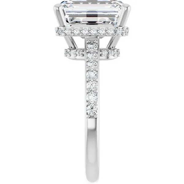 Hidden Halo-Style Engagement Ring Image 4 Redlands Jewelers Redlands, CA