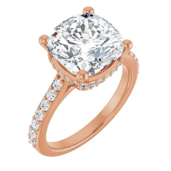 Hidden Halo-Style Engagement Ring Natale Jewelers Sewell, NJ