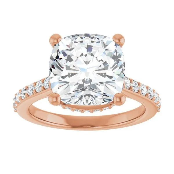 Hidden Halo-Style Engagement Ring Image 3 Natale Jewelers Sewell, NJ