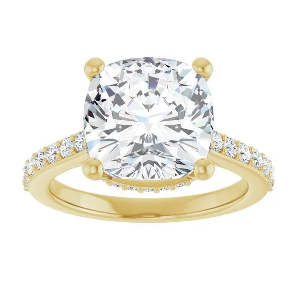 Hidden Halo-Style Engagement Ring Image 3 Mark Jewellers La Crosse, WI