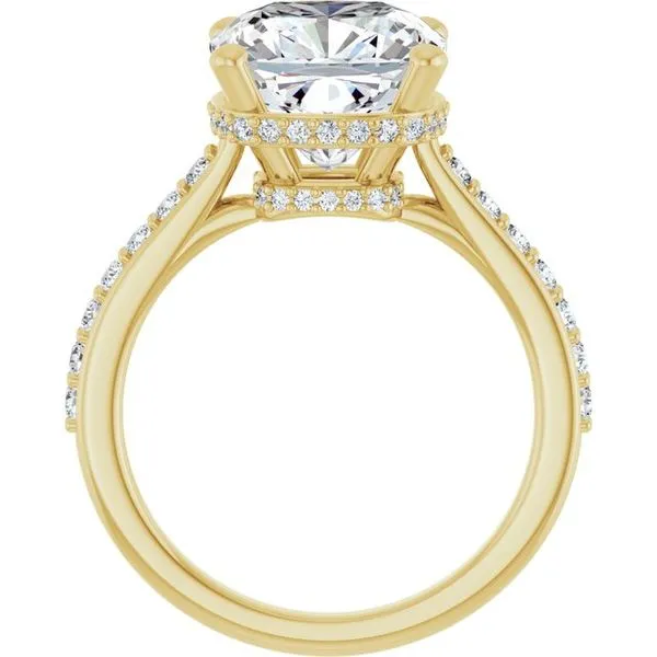 Hidden Halo-Style Engagement Ring Image 2 Shipley's Fine Jewelry Hampstead, MD