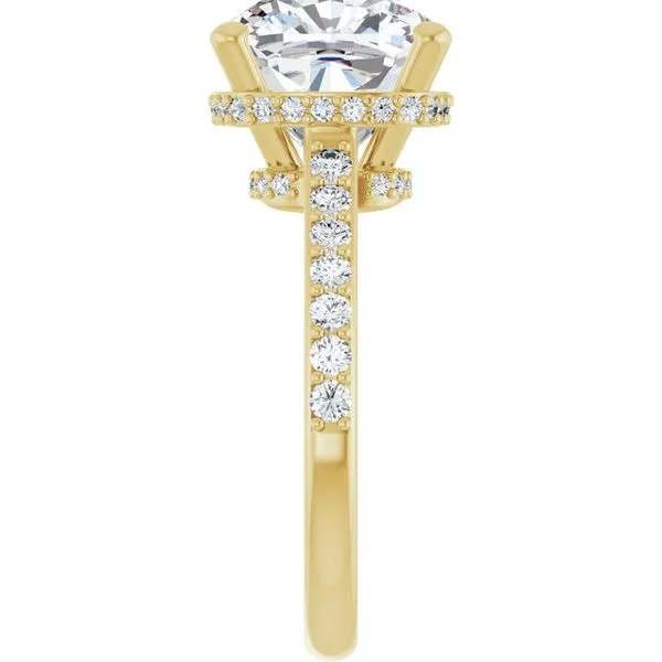 Hidden Halo-Style Engagement Ring Image 4 Futer Bros Jewelers York, PA