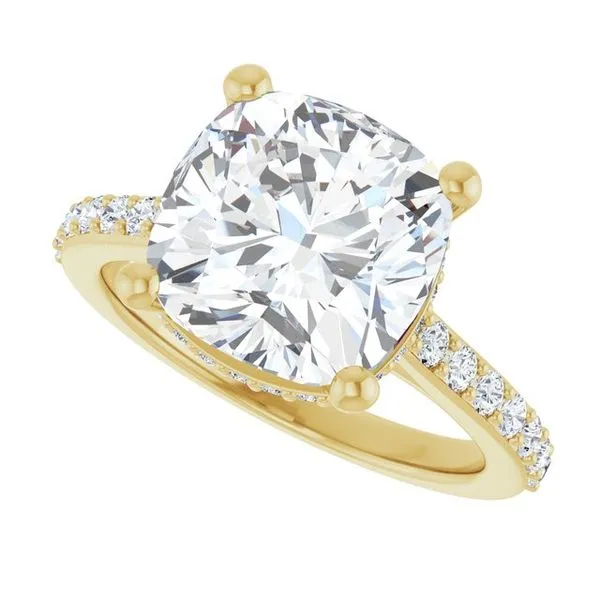 Hidden Halo-Style Engagement Ring Image 5 J. Thomas Jewelers Rochester Hills, MI