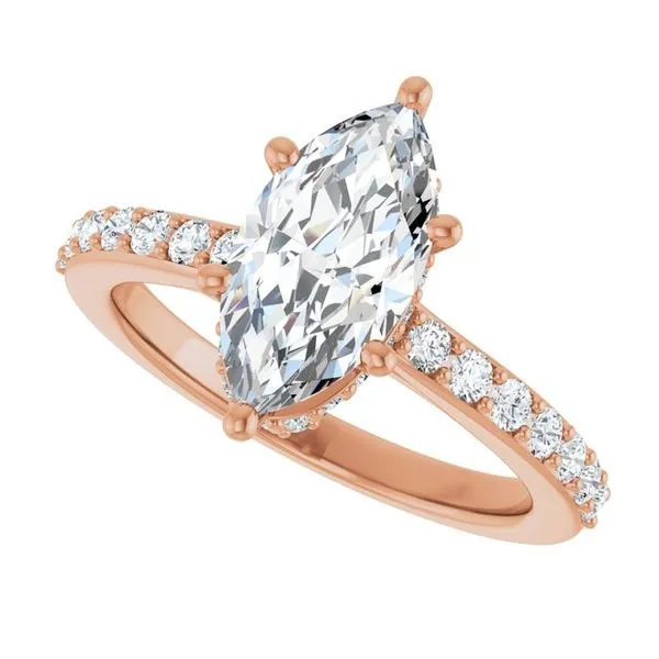Hidden Halo-Style Engagement Ring Image 5 Virtus Collective Newport Beach , CA