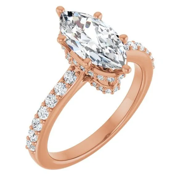 Hidden Halo-Style Engagement Ring J. Thomas Jewelers Rochester Hills, MI