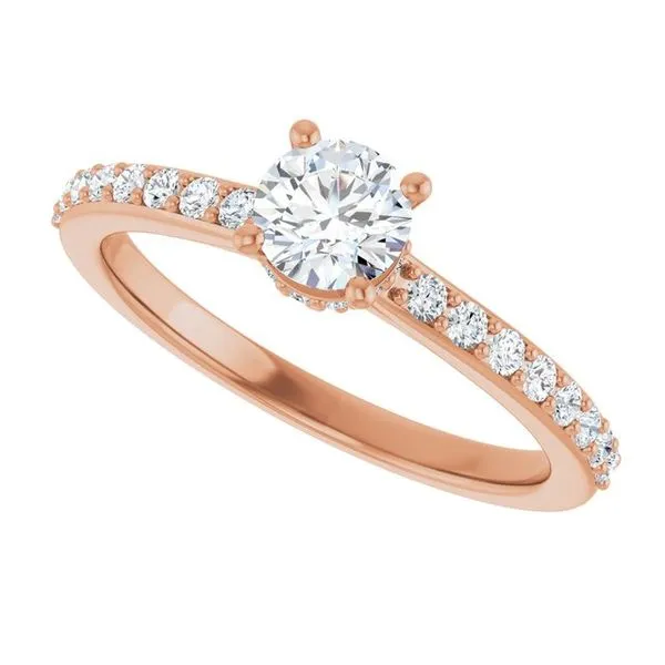 Hidden Halo-Style Engagement Ring Image 5 Ocean View Jewelers Millville, DE
