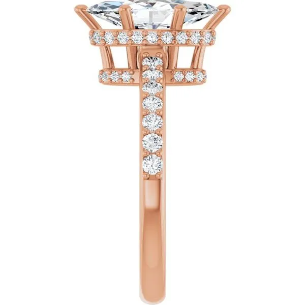 Hidden Halo-Style Engagement Ring Image 4 Natale Jewelers Sewell, NJ