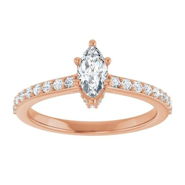 Hidden Halo-Style Engagement Ring Image 3 Redlands Jewelers Redlands, CA