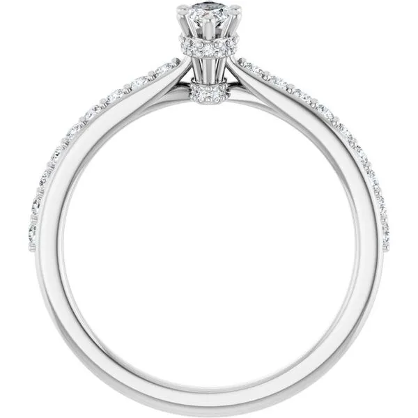 Hidden Halo-Style Engagement Ring Image 2 Jimmy Smith Jewelers Decatur, AL