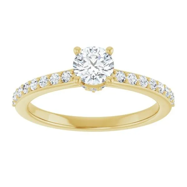 Hidden Halo-Style Engagement Ring Image 3 Redlands Jewelers Redlands, CA