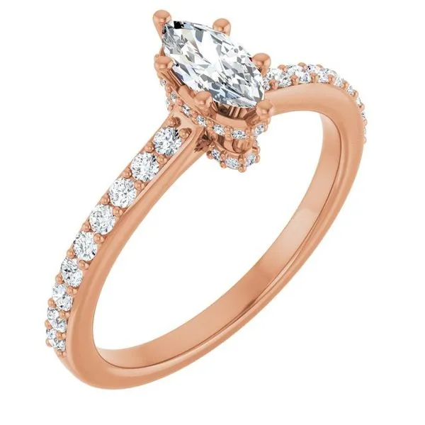 Hidden Halo-Style Engagement Ring J. Thomas Jewelers Rochester Hills, MI