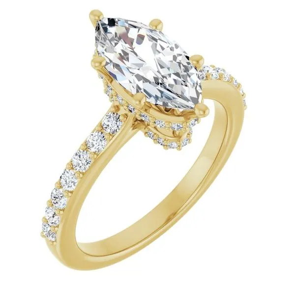 Hidden Halo-Style Engagement Ring Austin's Fine Diamonds & Jewelry Lyndhurst, NJ