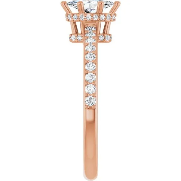 Hidden Halo-Style Engagement Ring Image 4 Jimmy Smith Jewelers Decatur, AL