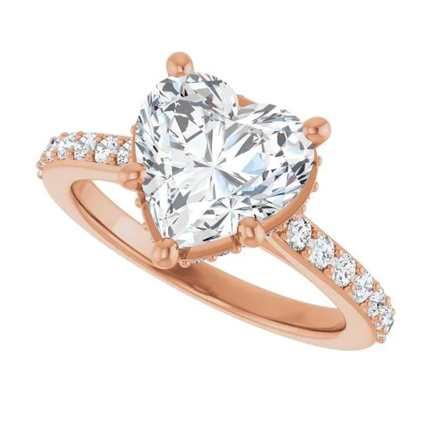 Hidden Halo-Style Engagement Ring Image 5 The Ring Austin Round Rock, TX