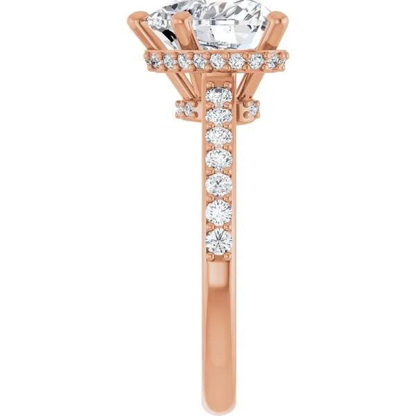 Hidden Halo-Style Engagement Ring Image 4 Shipley's Fine Jewelry Hampstead, MD